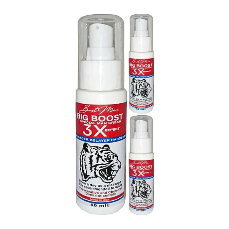 Bigboost Cream 3 Adet Erkek Uzun-kalın-sert- Bakım Kremi 50 Ml
