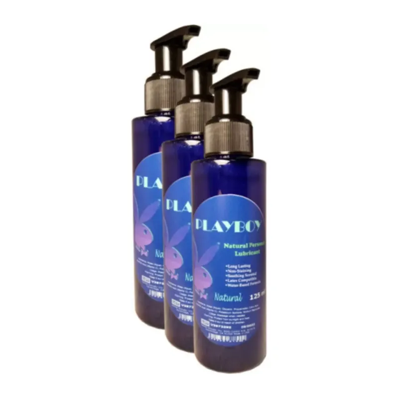 Playboy Natural Personal Lubricant 125ml 3 Adet