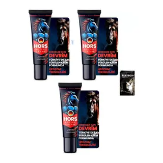 Süper Hors Active Cream P.enis Kremi 50ml 3 Adet + 1 Adet Jel
