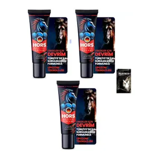 Hors Active Cream P.enis Kremi 50ml 3 Adet + 1 Adet Jel