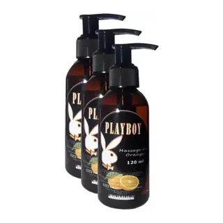 Süper Playboy Orange Flavored Massage Oil Portakal Aromalı Vücut Masaj Yağı 120 Ml 3 Adet