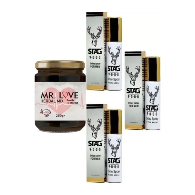 Süper Mrlove Ginsengli 250 Gr Ve Spray 3 Adet 1 Gr
