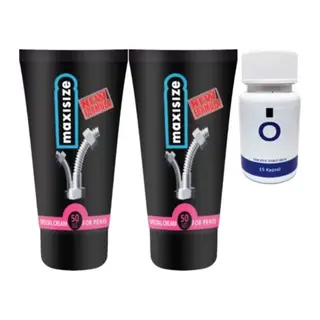 Maxsize 2 Adet Erkeğe Özel 50 Ml Krem + Yanında O Caps 15'li Erkeğe