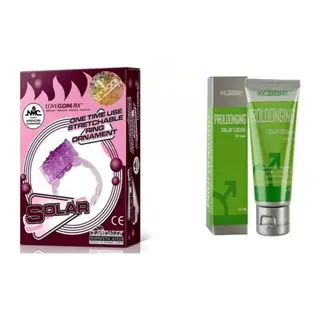 Doc Johnson Proloonging Krem + Solar Halka Set