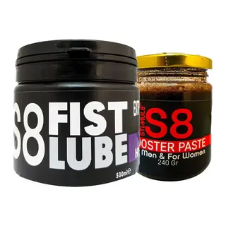 Stimul8 Fist Lube Büyük Boylubrikantkrem 500ml + Stimul8 240 Hem Erkeklere Hem Kadınlara Özel Destek