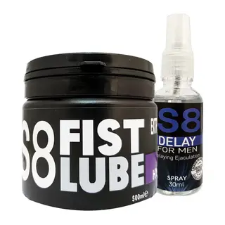 Stimul8 500ml Büyük Boy Fist Lubelubrikantkrem + Stimul8 30 Ml Deııay Sprey