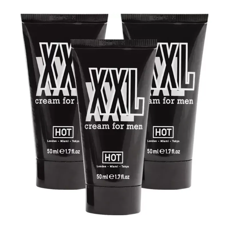Hotxxl Cream Men Hardener D.lay Enlrgr 3 Adet 50 Ml Erkeklere Özel Krem