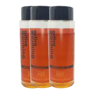Active Warming Massage Oil 600 Ml Isıtıcı Özellikli Rotik Masaj Yağı X 3 Adet