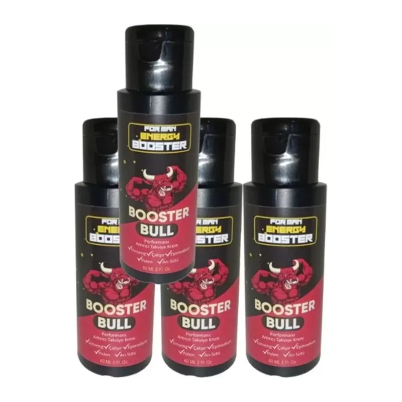 Booster Bull 4 Adet Erkeklere Özel Krem 60 Ml / 4 Adet 60 Ml