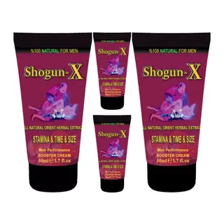 Firesx: Shogun-x Extra Size Cream 4 Adet 50ml Erkeklere Boostenlargetime Krem