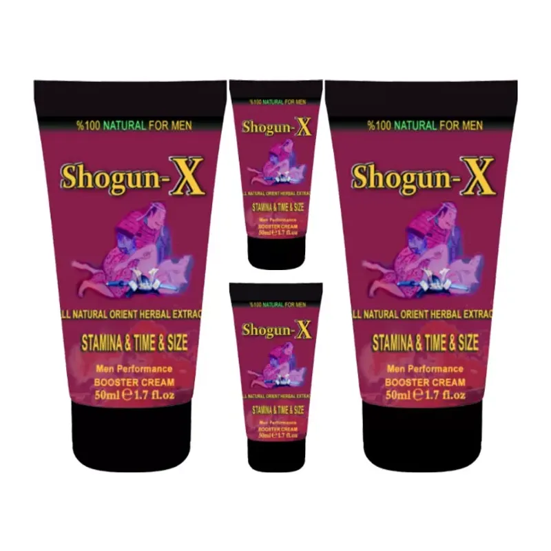 Firesx: Shogun-x Extra Size Cream 4 Adet 50ml Erkeklere Boostenlargetime Krem
