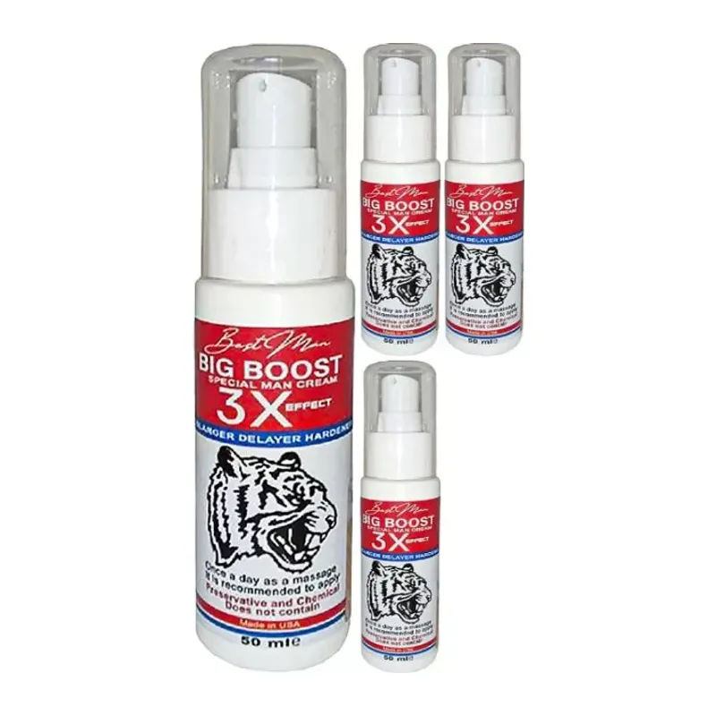Bigboost Cream 4 Adet Erkek Uzun-kalın-sert- Bakım Kremi 50 Ml