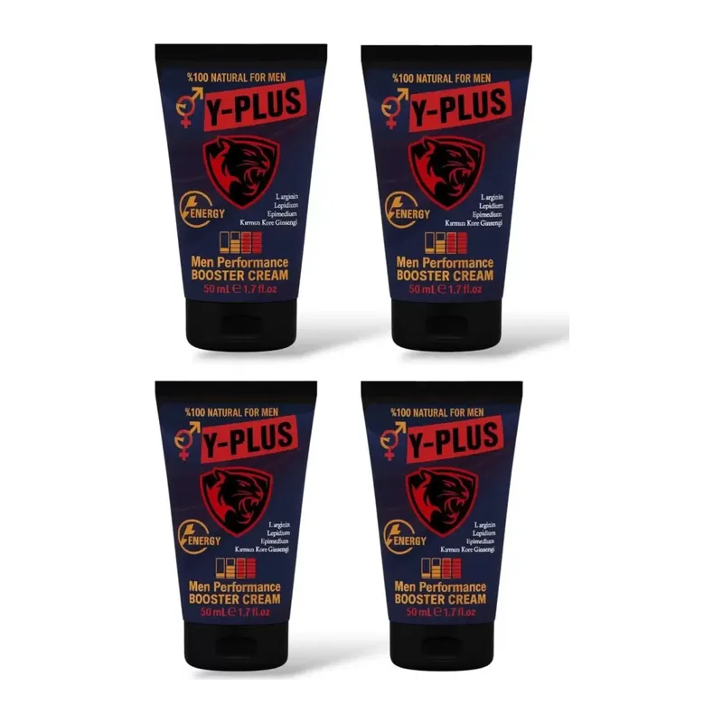 Y-plus Kırmızı Kore Ginsengli Natural Men Booster Cream 50 Ml X 4 Adet