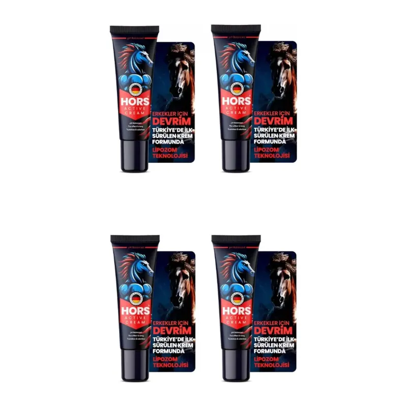 Hors Active Cream Erkeklere Özel 50 Ml 4 Adet