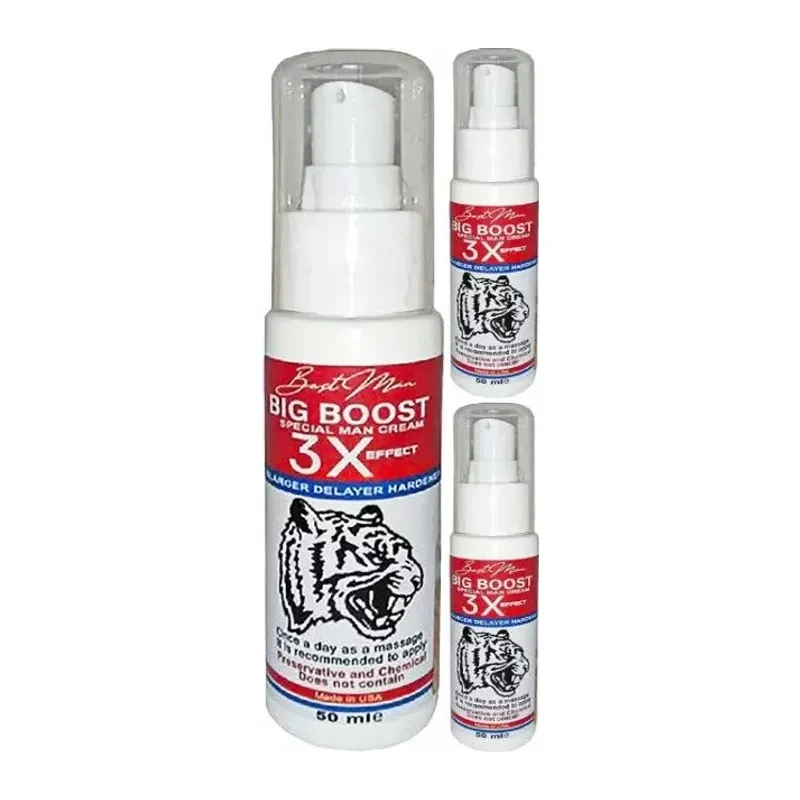 Süper Bigboost Cream 3 Adet 50 Ml Erkeklere Özel 3xeffect