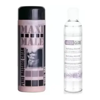 Maxi Male Hintohu Maxi Male Cream 200 Ml Ve Natural Lubricant 400 Ml