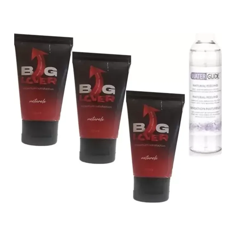Big Lover Erkeklere Özel 50 Ml Jel - Maximum Strength Hardening Gel For Men 3 Adet - 400 Ml Jel