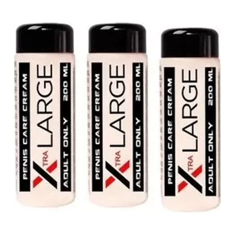 X-tra Large Erkeklere Özel Boyutlandırıcı X-large Krem 125 Ml X 3