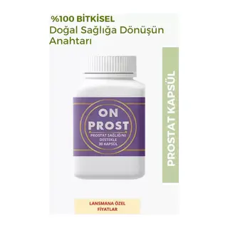 Prost Prostat1 Kapsül %100 Bitkisel 30’lu Gıda Takviyesi