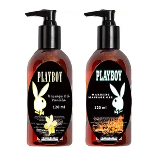 Playboy Massage Oil Warming And Vanilla Fragrances 120 Ml Isıtıcılı Ve Vanilya Kokulu Vücut Masaj Yagları