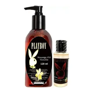 Playboy Aromaterapi Natural Massage Oil 120 Ml + Çilek Aromalı Massage Vücut Masaj Yağı 50 Ml
