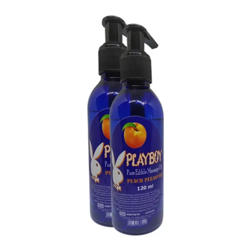 Playboy Pure Edible Massage Oil 120ml Şeftali Aromalı Masaj Yağı 2 Adet