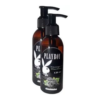Playboy Blackberry Flavored Massage Oil Böğürtlen Aromalı Vücut Masaj Yağı 120ml 2 Adet
