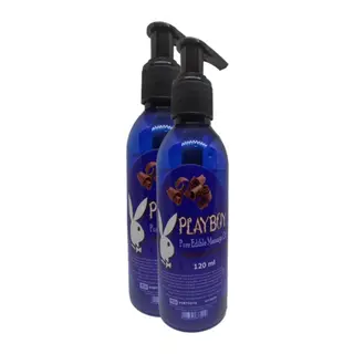 Playboy Pure Edible Massage Oil 120ml Çikolata Aromalı Masaj Yağı 2 Adet