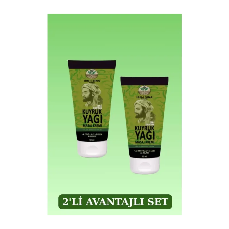 Ibn-ı Sina Kuyruk Yağı Masaj Kremi 50ml X 2 Adet
