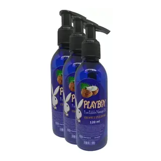 Playboy Pure Edible Massage Oil 120ml Hindistancevizi Aromalı Masaj Yağı 3 Adet