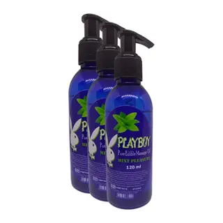 Playboy Pure Edible Massage Oil 120ml Nane Aromalı Masaj Yağı 3 Adet