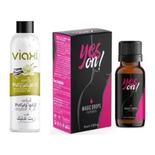 Viaxi Yeson Magic Drops For Women 15 Ml+ Vanilyalı Masaj Yağı 177 Ml