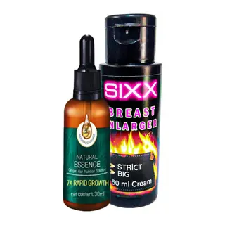 L.7xrapid Saçbakım Serumu Ile + Sıxx Bakım Kremi 60 Ml Memeşekillendirici