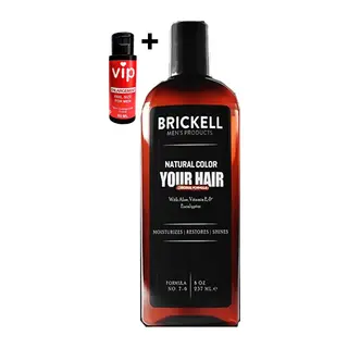 Brickell 237 Ml Erkeklere Özel Saçsakal Beyazlıkgiderici Şampuan + Vip Erkekler Için Büyütücükalınlaştırıcı Xxxlkrem