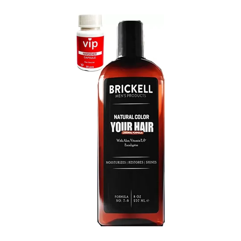 Brickell Erkeklere Saçsakal Beyazlıkgiderici 237 Ml Şampuan + Vip Performans30 Lu