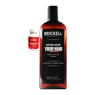 Brickell Erkeklere Özel 237 Ml Saçsakal Beyazlıkgiderici Şampuan + Vip Erkekler Için Büyütücüxxxl 60 KapsÙl