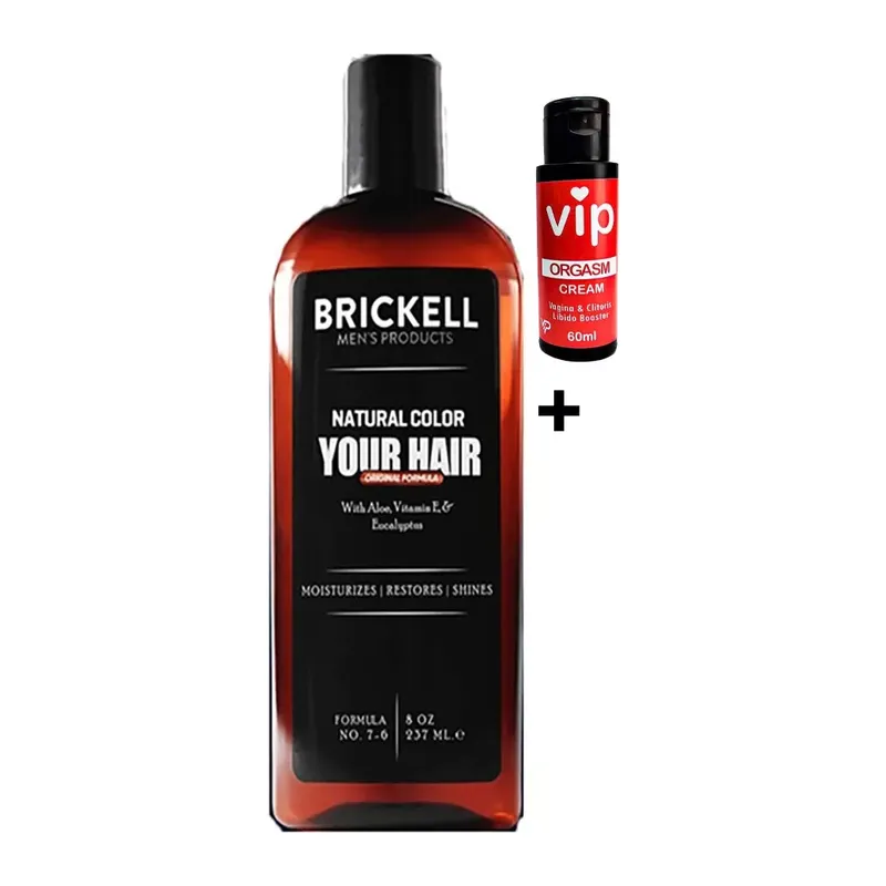 Brickell Saçsakal Beyazlatıcıerkeklere Özel Şampuan 237 Ml + Vip Bayan Zevkkremi