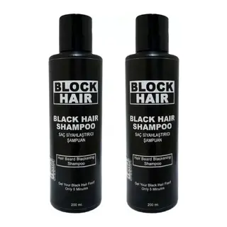 Saçları Siyahlaştıran Block Hair Şampuan 200ml X 2 Adet