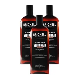 Brickell Erkeklere Özel Anti-white Saç Sakal Bakım Şampuanı 237 Ml X 3 Adet