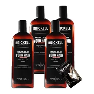 Brickell Erkeklere 4 Adet 237 Ml Saçsakal Şampuanı Brickell Antibeyaz + Yanında Jel