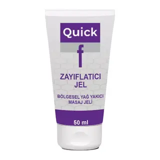 Quickf Gel 50 Ml Hafifliğinizin Ve Inceltilmiş Silüetinizin Yeni Sırrı Hızlı Jel