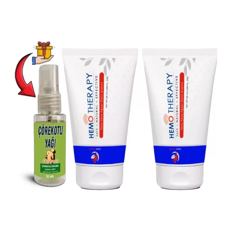 Hemo Therapy: 2 Adet> İskoç Karaağaç Özlü An.al Bakım Kremi 50 Ml + Çörekotu Yağı