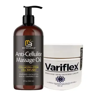Variflex Masaj Yağı Anti-cellulite Massage Oil 240 Ml Masaj Yağı + Kremi 150 Ml