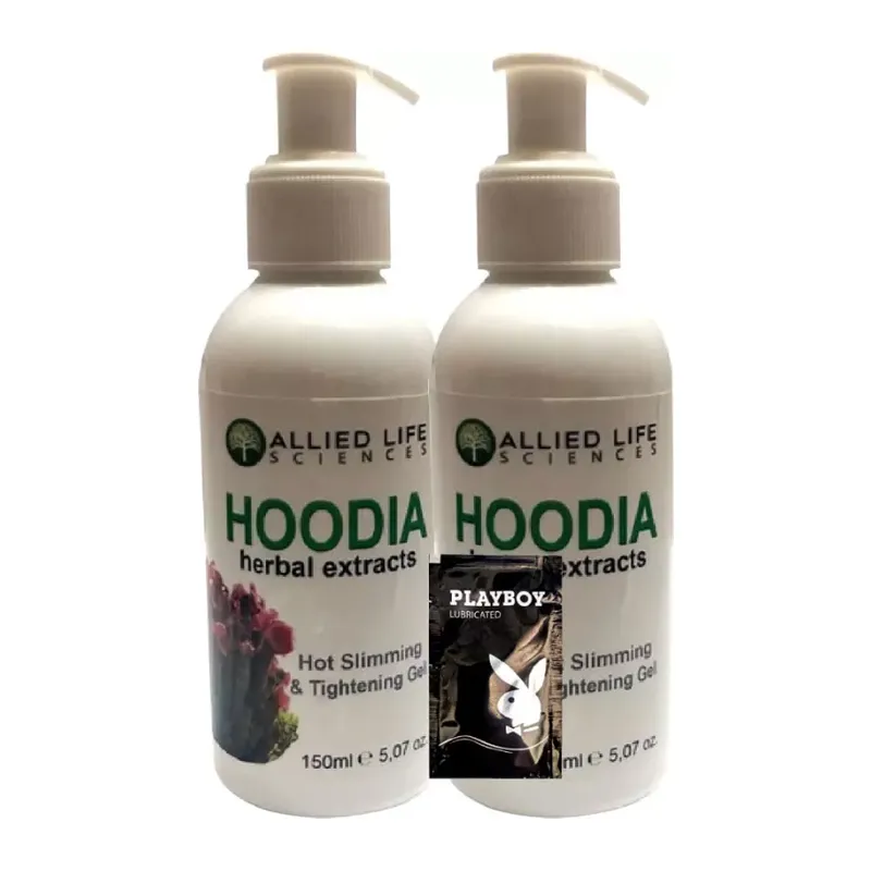 Allied 2 Adet Life Sciences Hoodiaherbal Extracts Hot Slimming & Tight Gel A-372 150 Ml + 1 Adet Jel Hediye