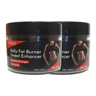 Eelhoe 2 Adet Belly Fatburner Sweat Enhancer Kadınlara Özel Yağlara Parçalayıcı Kas Şekillendirme Kremi Gızey-92-2:0388 100 Ml