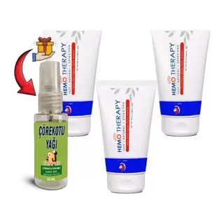 Hemo Therapy: 3 Adet> İskoç Karaağaç Özlü An.al Bakım Kremi 50 Ml + Çörekotu Yağı
