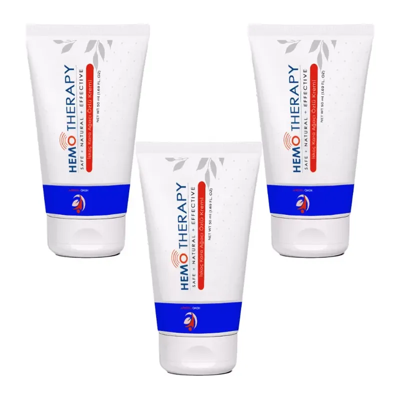 Hemo Therapy 3 Adet Iskoç Karaağaç Özlü Bağsur Kremi 50 Ml