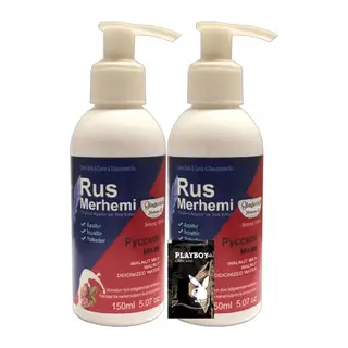 Playboy Blue Tüy Dökücü Krem 2 Adet X 150 Ml Cevizli & Ceviz Sütlü Rus Merhemi + Yanında Jel