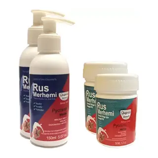Hintohu Tüy Dökücü Azaltıcı Rus Merhemi 150 Ml 2 Adet + Genital Bölge Merhemi 50 Ml 2 Adet