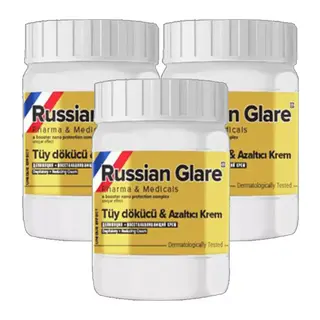 Glegnd Rus Glare Tüylere Krem Nano 3 Adet X 50 Ml Rus Merhemi